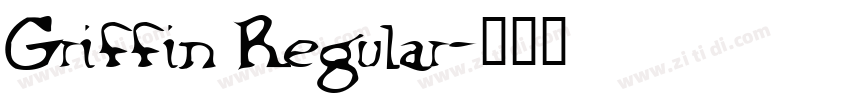 Griffin Regular字体转换